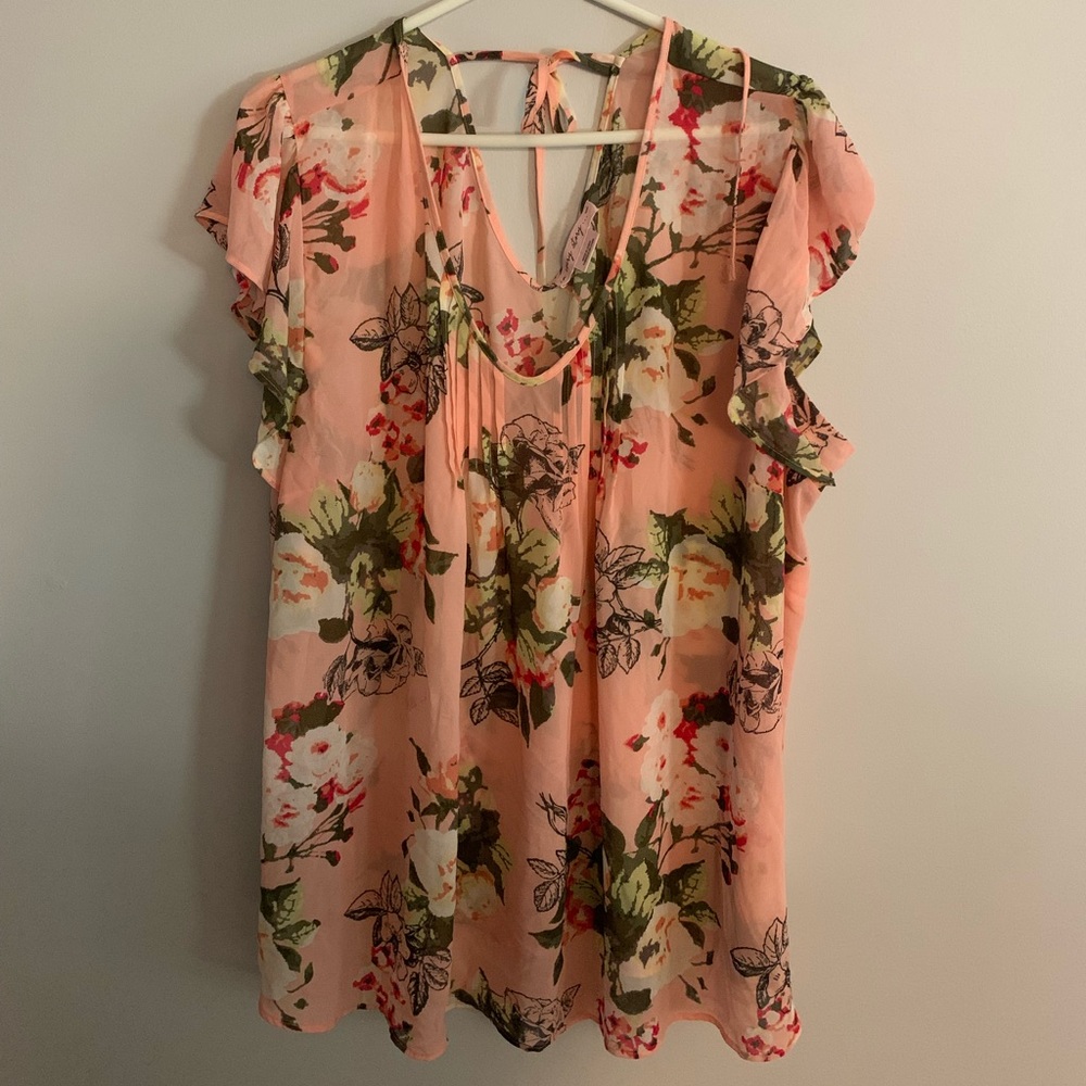 Pennington’s chiffon top